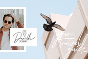 Katherine Script (+Premade Logo), a Script Font by Sarid Ezra (Thumbnail 8 of 9)
