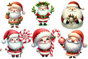 Quirky Santa Claus Christmas Clipart, an Illustration by Designworld (Thumbnail 4 of 5)