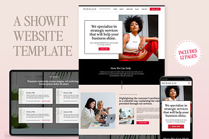 Showit Template For Small Businesses