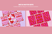 GALENTINE PARTY PACK, a Card Template by GV DESIGN (Thumbnail 2 of 3)