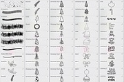 Christmas Procreate Brushes, a Brush Add-On by Almazova Dolzhenko (Thumbnail 2 of 6)
