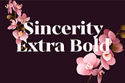 Sincerity Extra Bold, a Serif Font by OceaneM (Thumbnail 1 of 6)