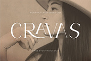 Cravas Classy Stylish Typeface Font, a Serif Font by suhadidesign (Thumbnail 1 of 13)