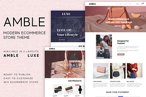 Modern Ecommerce Wix Themes