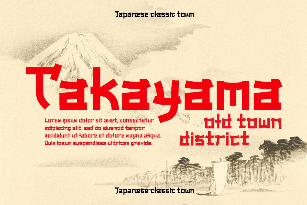 Onari Faux Japanese Font, a Font by twinstd (Photo 5 of 10)