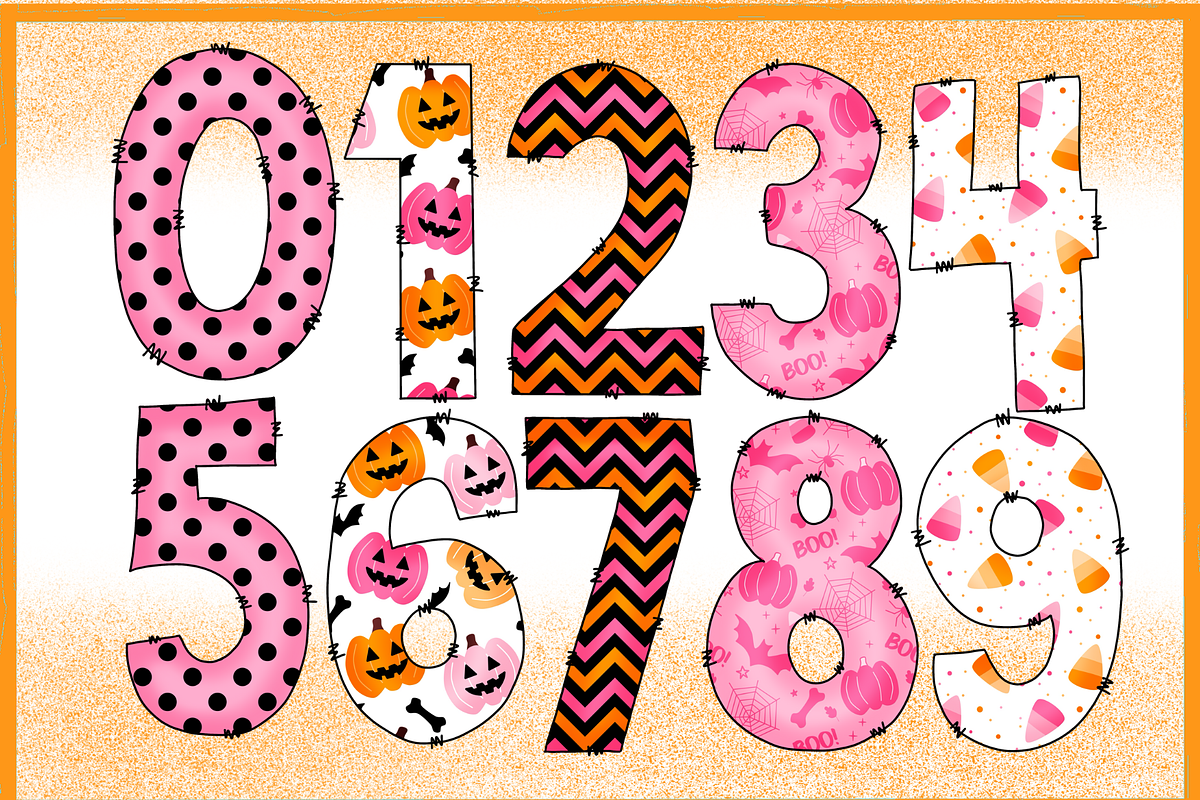 Halloween candy-PNG fonts, a Handwritten Font by It me digital art (Photo 8 of 9)