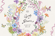 Quirky Blooms: Whimsical Florals, a Seasonal Illustration by SunnyAfternoons (Thumbnail 1 of 15)