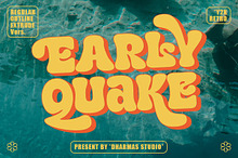 Early Quake - Y2K Retro Font