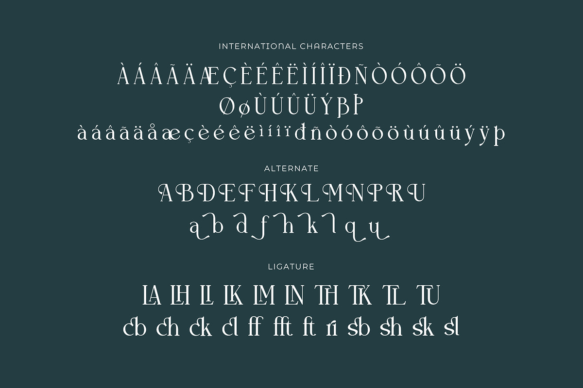 Eclarish - Serif Typeface Font, a Serif Font by Rishsketch (Photo 14 of 15)