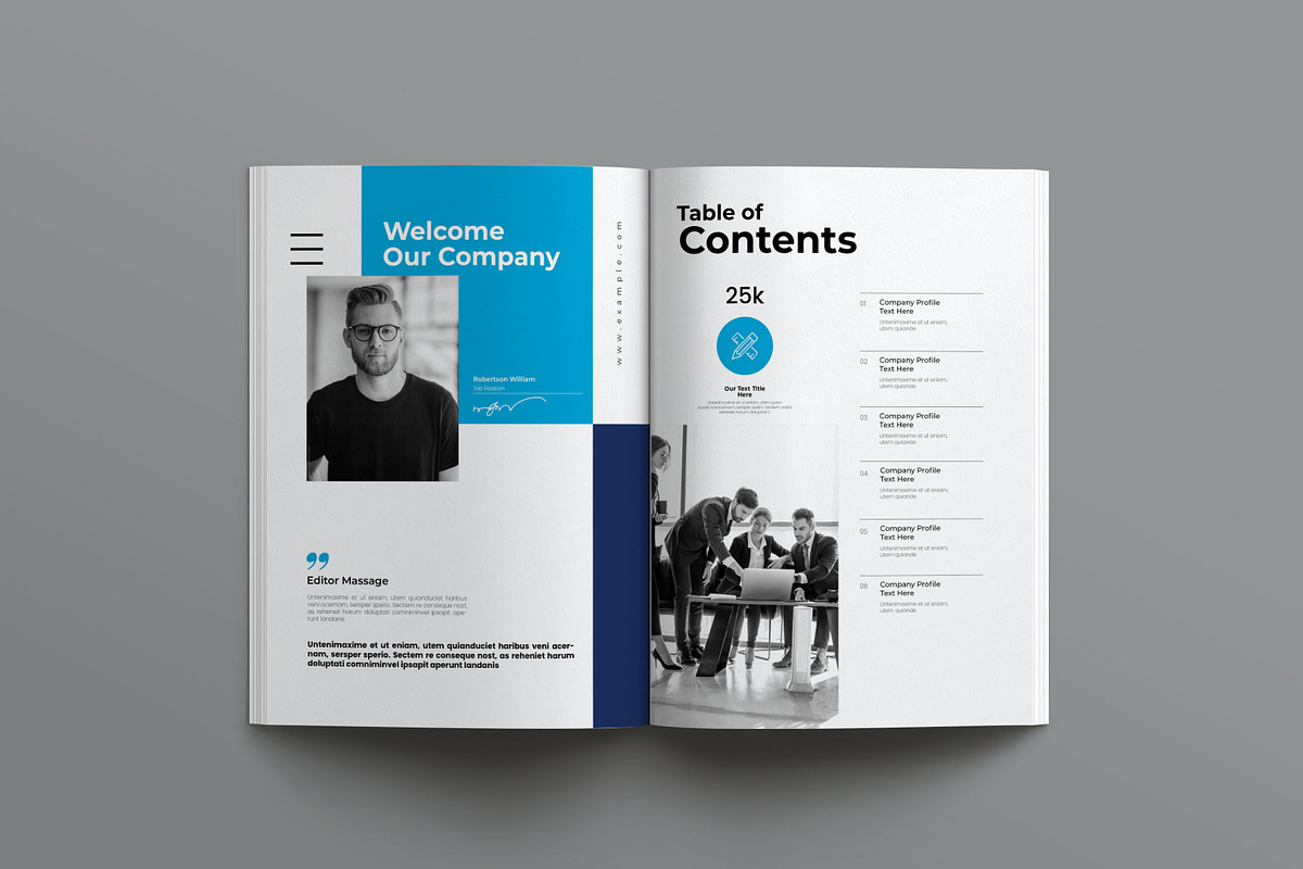 Corporate Brochure Template Layout, a Brochure Template by Creative-Work (Photo 2 of 8)