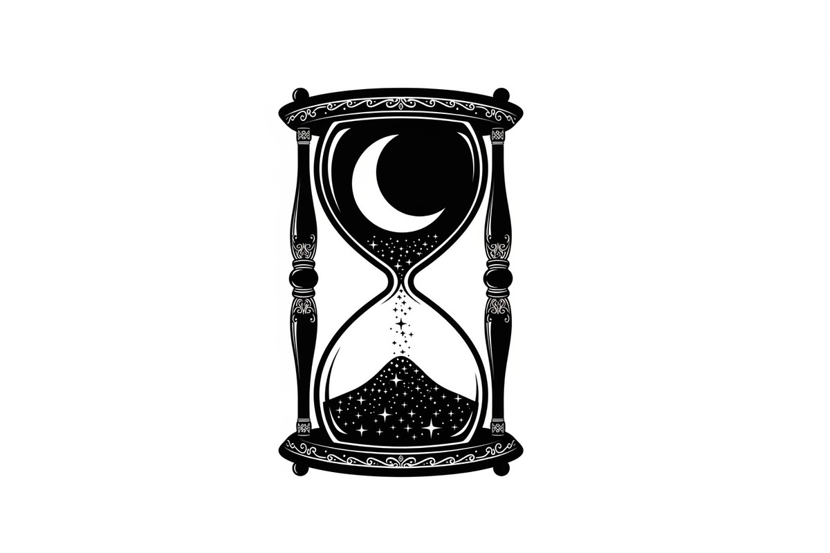 Moon Hourglass Design Bundle, an Illustration by jahid234 (Photo 10 of 31)