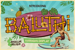 Baluthi - Hawaiian Bamboo Display