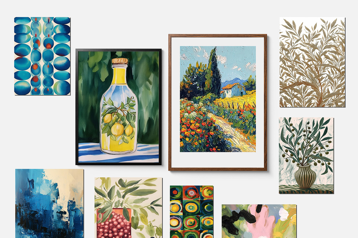 80 Artistic Botanical Prints Gallery, a Background Graphic by Muzi pear studio (Photo 4 of 8)