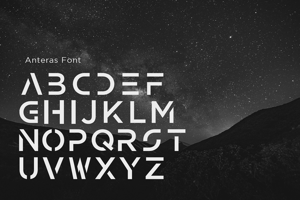 Anteras Font preview 4