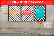 Urban Poster Sign PSD, a Product Mockup by Bruno's Shop (Thumbnail 1 of 3)