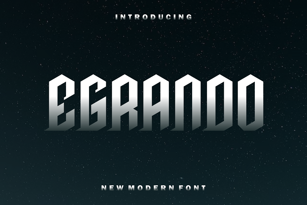 Egrando font, a Serif Font by VectorCraft (Photo 1 of 4)