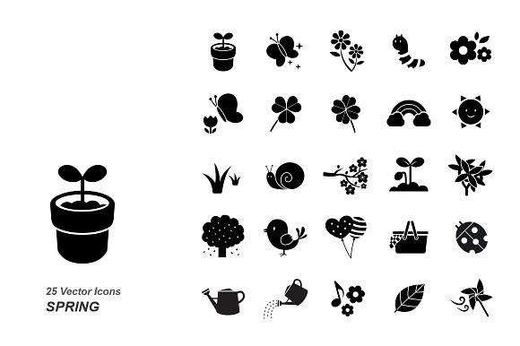 Spring Vector Icons