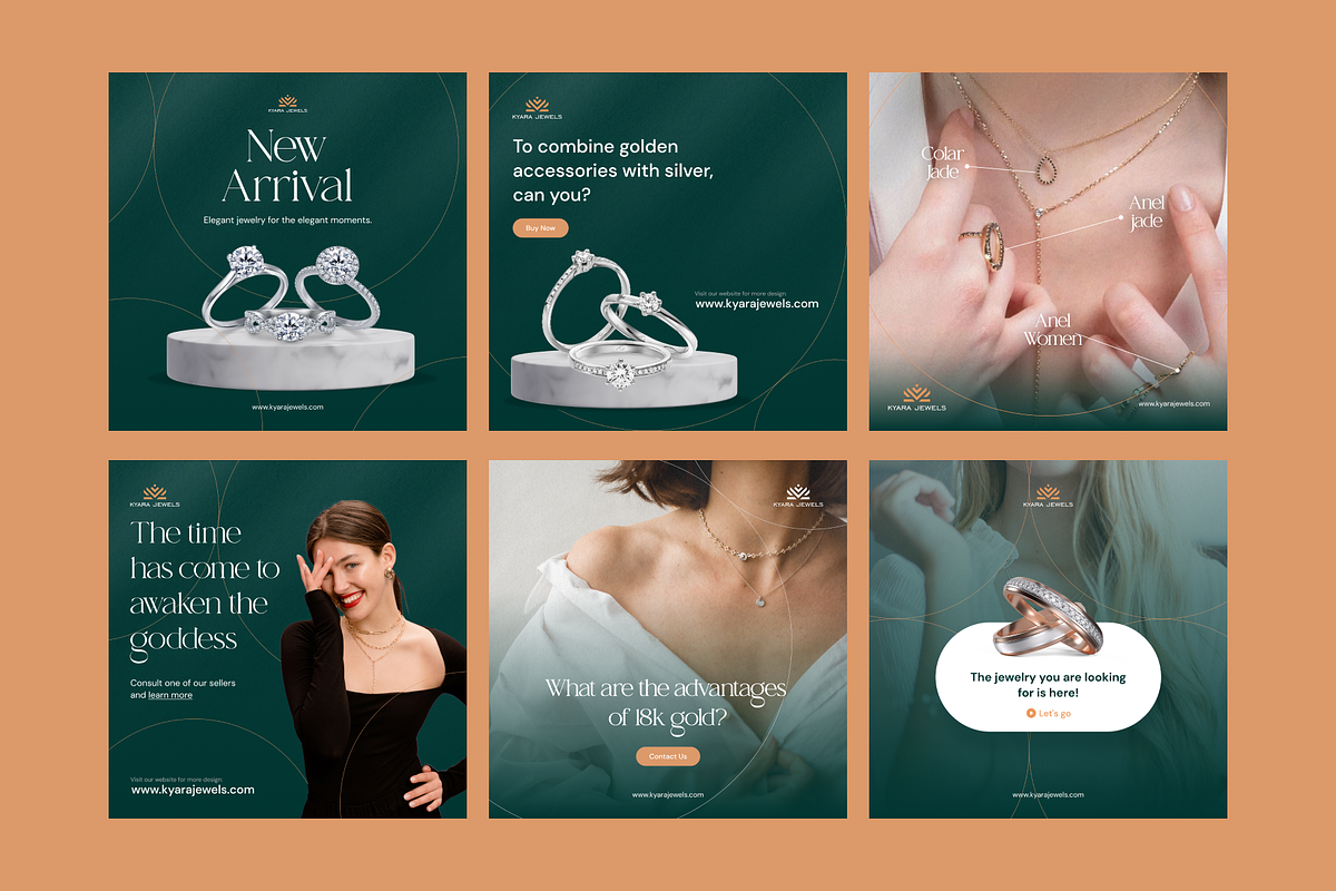 Jewellery Social Media Post Template, a Social Media Template by IconexUI (Photo 3 of 4)
