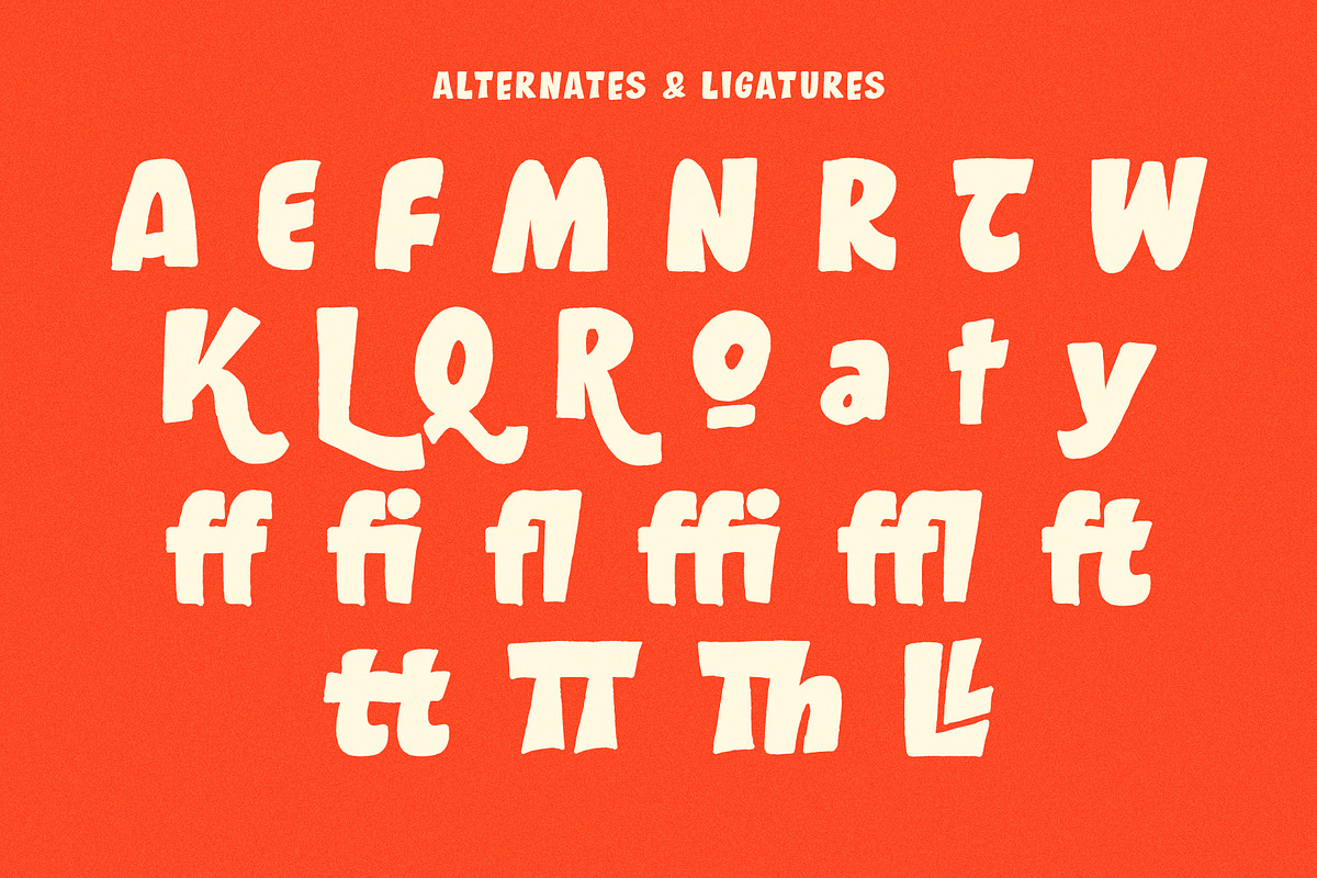 Mapsy Boldsy – Ugly Handwritten Font, a Handwritten Font by Mbonster Design Studio (Photo 12 of 15)