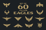 60 Vector Eagles + Bonus, an Object Graphic by Damien (Thumbnail 1 of 11)