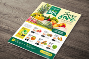 Supermarket Grocery Flyer Template, a Flyer Template by jobnabru (Thumbnail 2 of 2)
