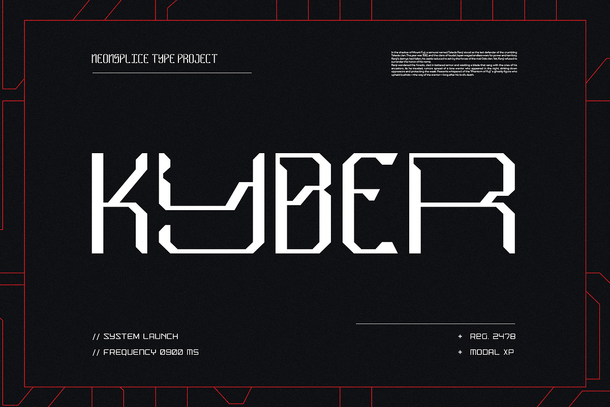 NeonSplice Futuristic Font, a Sans Serif Font by ANDR35 (Photo 5 of 7)