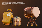 Eid Al-Fitr 3D Illustration Pack, an Object 3D Model by Tempcraft (Thumbnail 2 of 5)