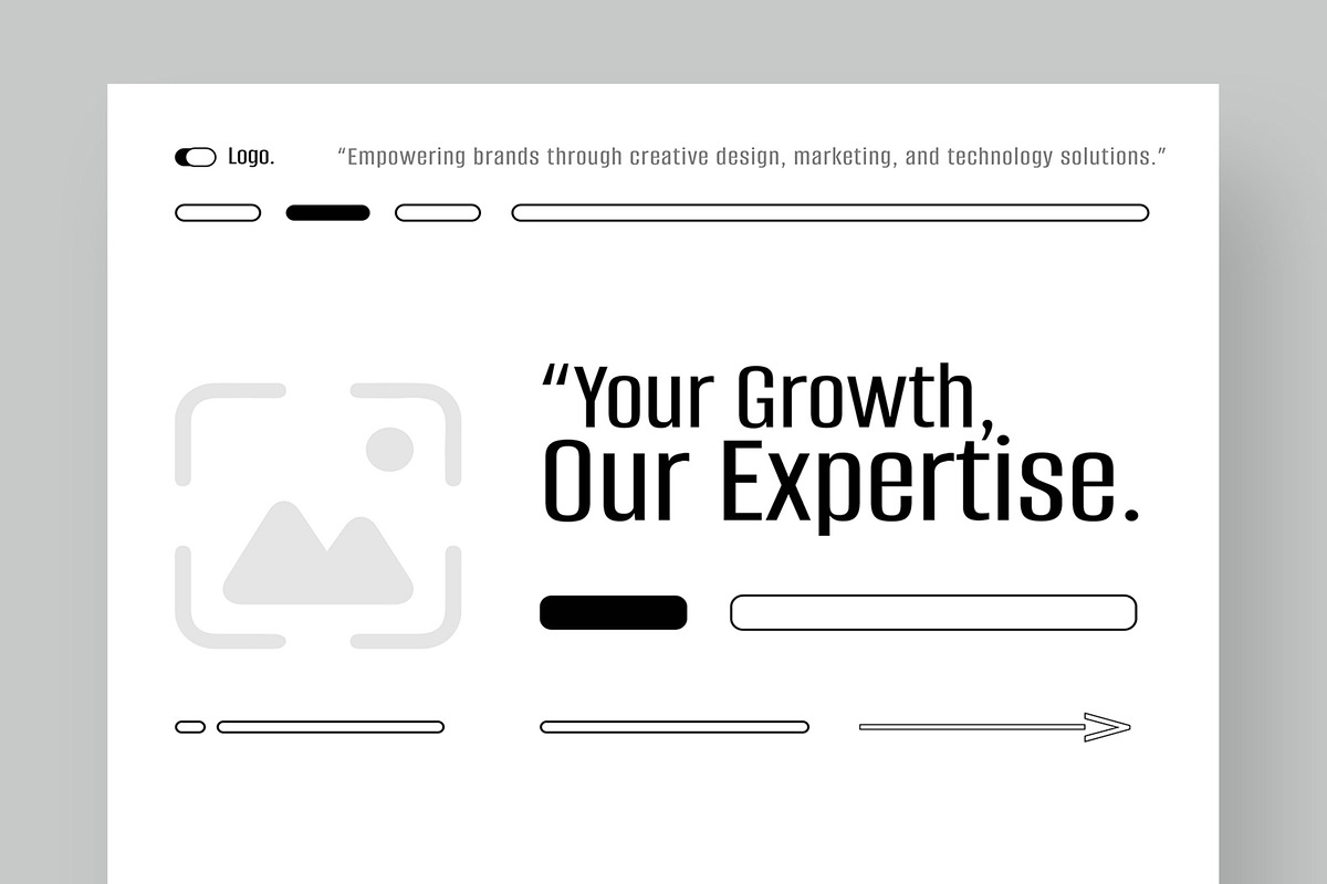 Website Wireframe Design, a Wireframe Template by CreativeShaper (Photo 2 of 6)
