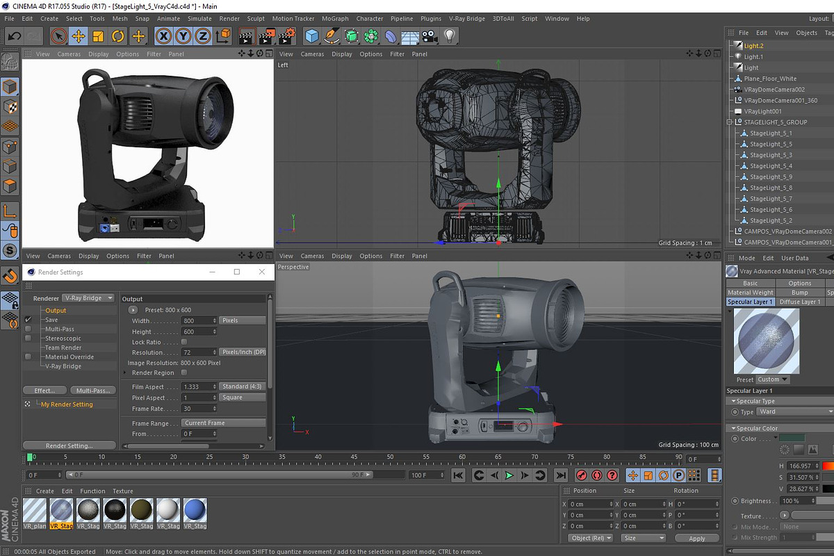 Stage Lighting Collection-14 PCS, an Object 3D Model by akerStudio (Photo 278 of 309)