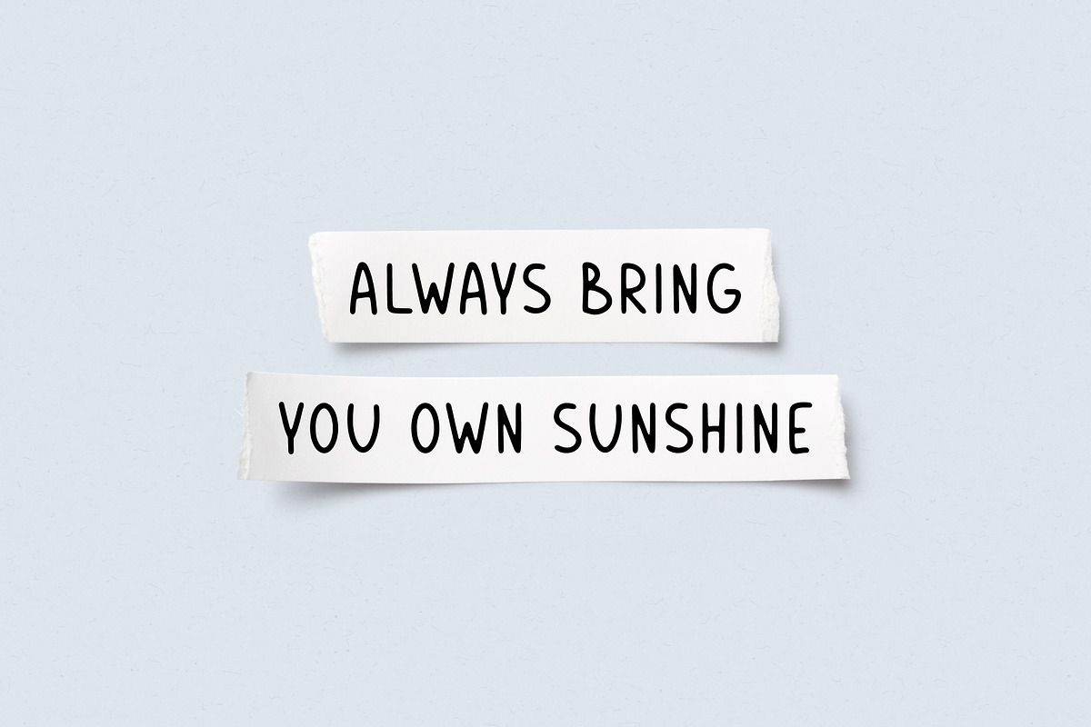 Meadow Notes - Handwritten Font, a Sans Serif Font by simpleblues (Photo 9 of 12)