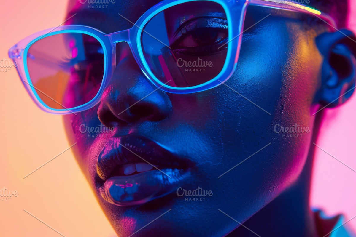 109 Fashion models in sunglasses, a Beauty & Fashion Photo by Handmadefont (Photo 38 of 113)