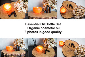 Essential Oil Bottle, herbal oil Set, a Beauty & Fashion Photo by VetalStock
