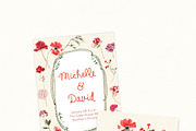 Red Burgundy Flowers PNG, a Decorative Illustration by whiteheartdesign (Thumbnail 2 of 17)