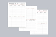 Fitness Planner Pages Set V-19, a Stationery Template by shahsoft (Thumbnail 2 of 3)