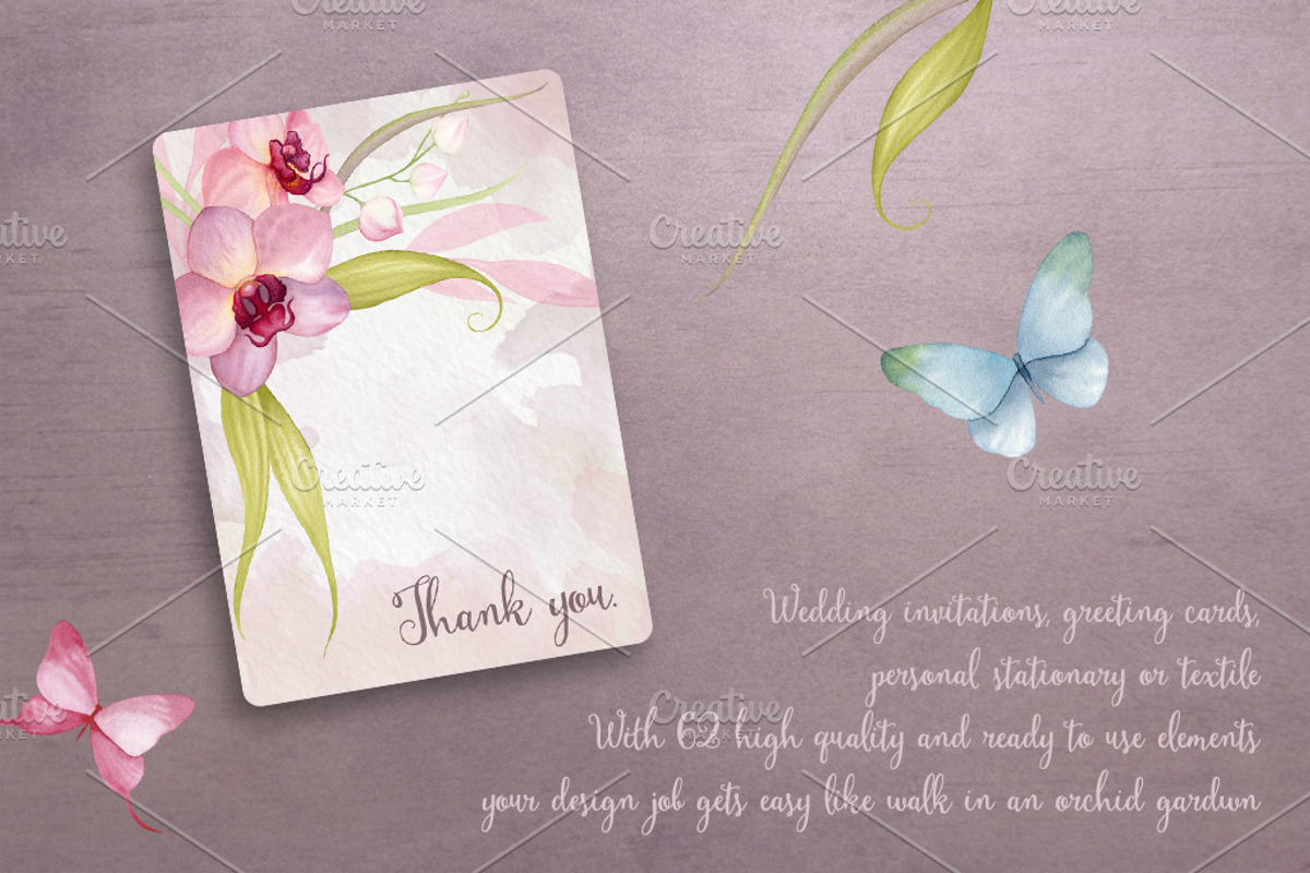 Tropical Watercolor Flowers, an Illustration by Watercolor Nomads (Photo 2 of 3)