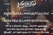 Valiente Brush (UPDATED), a Script Font by Dirtyline Studio (Thumbnail 14 of 14)