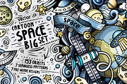 Space Cartoon Doodle Big Pack, a Decorative Illustration by BALABOLKA (Thumbnail 1 of 8)