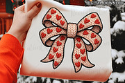 Yarn Crochet Coquette Valentine Bow, an Illustration by OK Design (Thumbnail 2 of 6)
