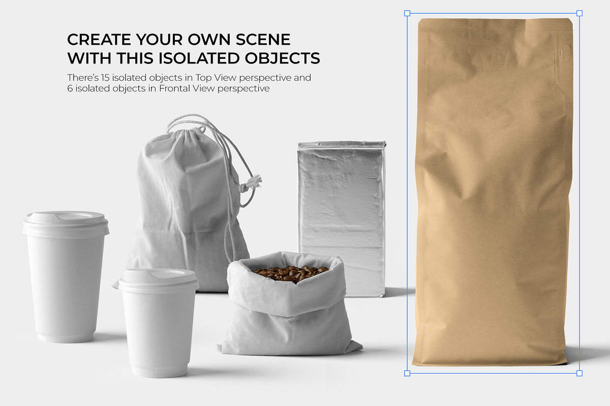 Coffee Branding Stationery Mockup, a Packaging Mockup by AY Mock-Ups (Photo 5 of 12)