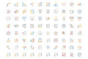 250+ Finance Colored Line Icons, an Outline Icon by Creative Stall (Thumbnail 2 of 4)