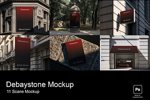 Debaystone Branding Mockup, a Product Mockup by Aquarianz Studio