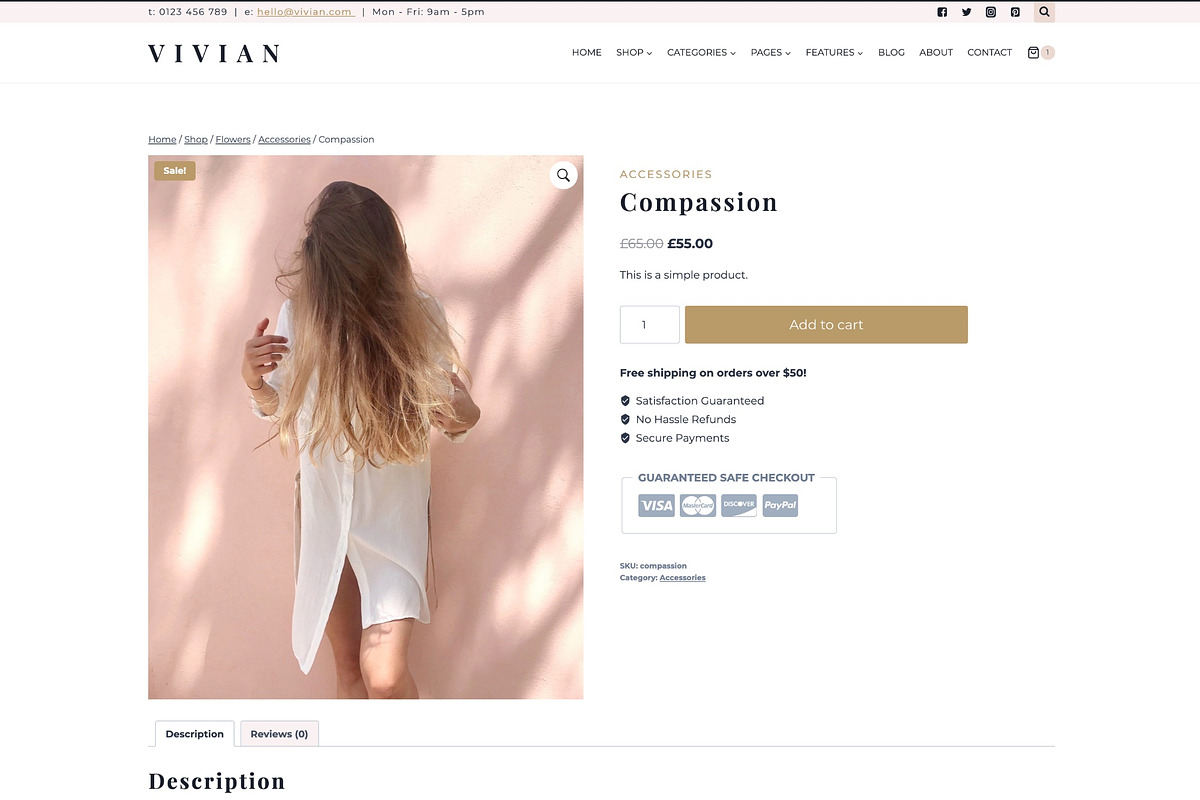 Vivian - WordPress Kadence Theme, a WordPress Template by StylishDesignMe (Photo 4 of 13)