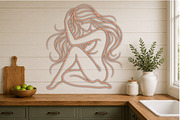 Elegant Woman Laser Cut SVG, an Object Graphic by DreamCafeArt (Thumbnail 3 of 4)