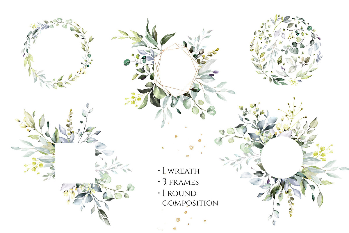 Herbal Watercolor collection, a Work Illustration by Lisima (Photo 12 of 14)