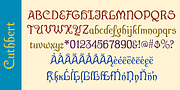 Cuthbert, a Font by Ingrimayne Type (Thumbnail 6 of 7)