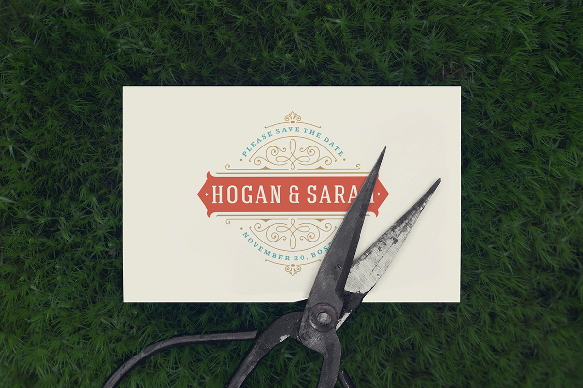 18 Wedding Logos and Badges, a Branding & Logo Template by Vasya Kobelev (Photo 4 of 14)