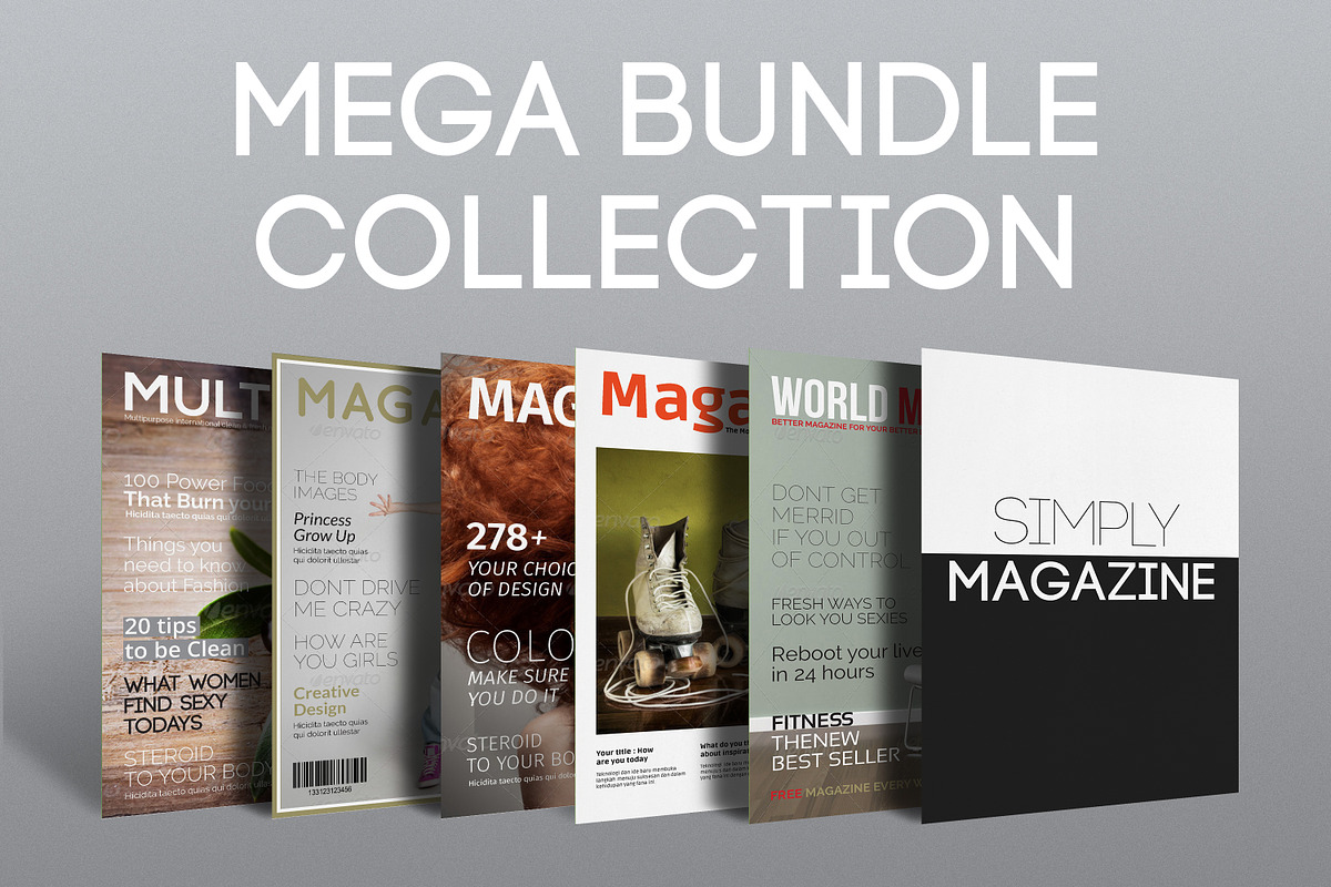 (Special 80% off)Big Bundle Magazine, a Magazine Template by DesignCorner (Photo 1 of 3)