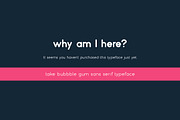 Bubbble Gum - sans serif typeface, a Sans Serif Font by VP Fonts (Thumbnail 6 of 12)