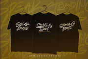 Black Theory - Urban Brush Font, a Script Font by Dirtyline Studio (Thumbnail 8 of 10)