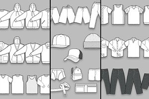 50+ Vector Fashion Templates